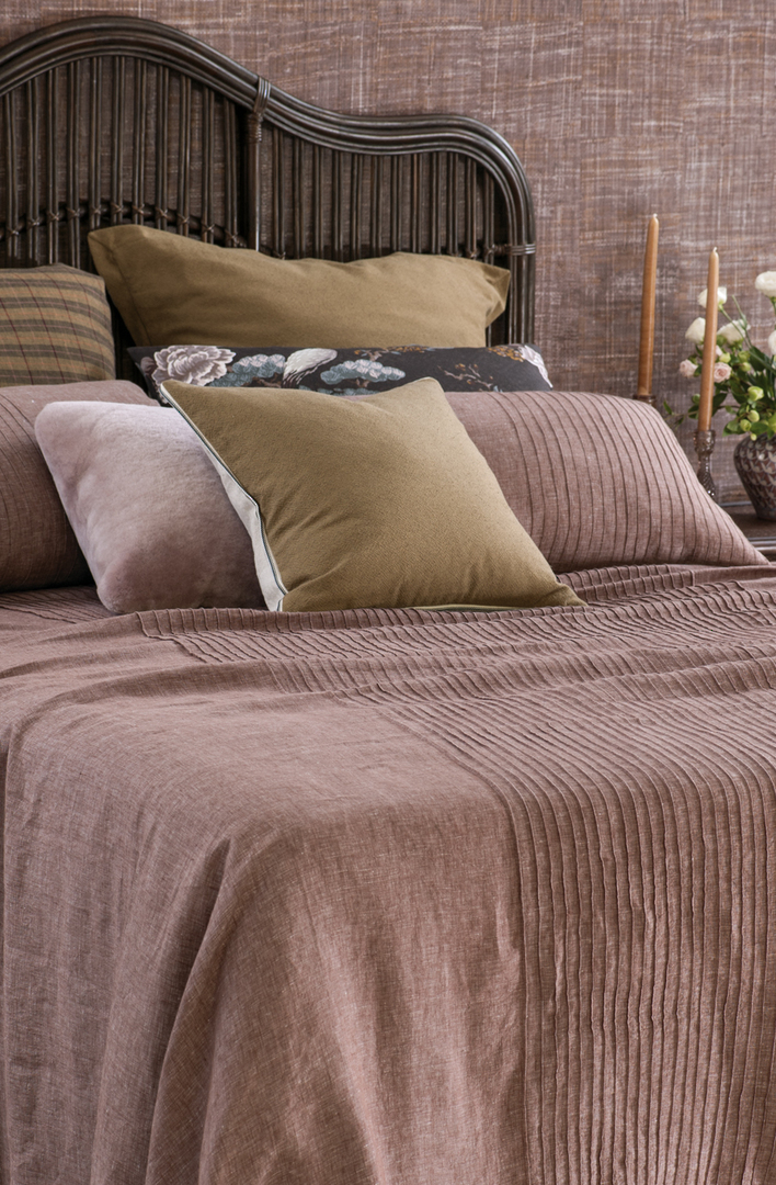 Bianca Lorenne - Kaiyu  Bedspread / Pillowcase and Eurocase Sold Separately - Rosewood image 0